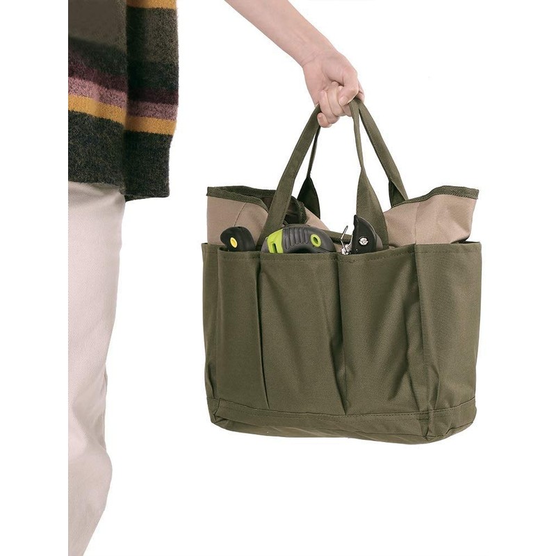 Namvo Garden Tool Kit, Large Garden Tote Bag with Multi