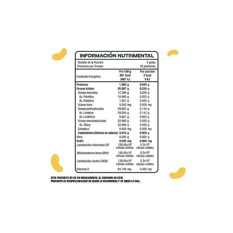 Prominent BB Probióticos para Bebé en Gotas con Vitamina D