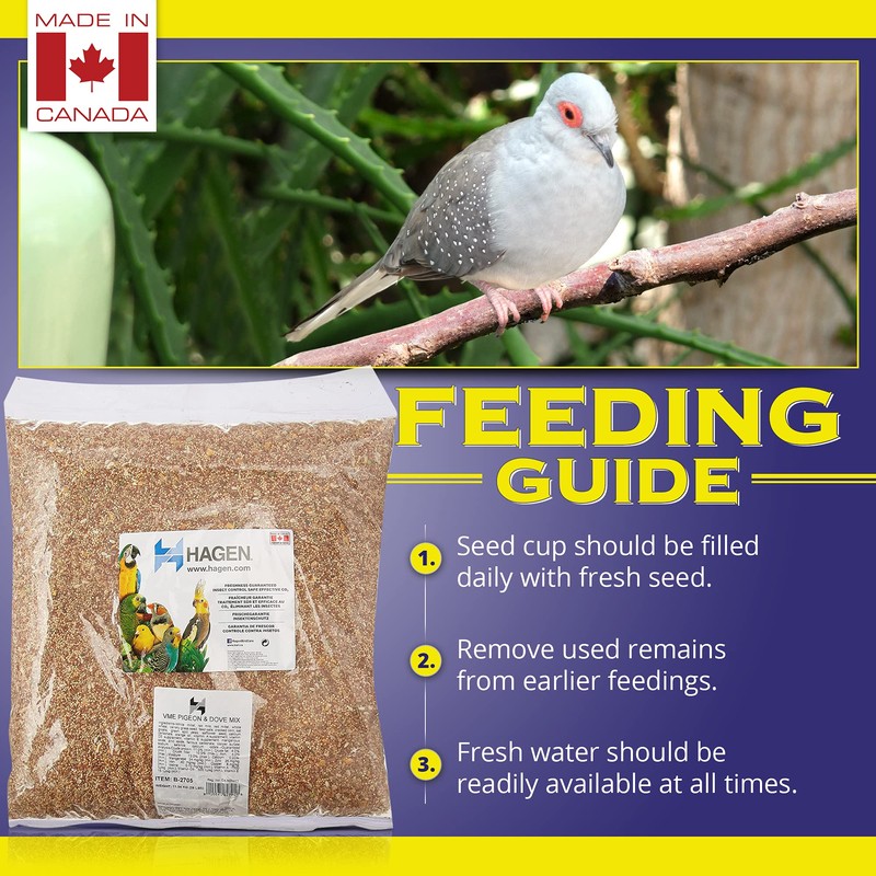 Hagen Pigeon & Dove Seed, Nutritionally Complete Bird Food 25