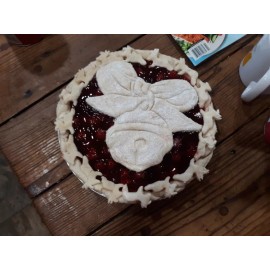 AJT JINGLE BELLS SLEIGH BELL CHRISTMAS 7.5 INCH PIE TOPPER COOKIE CUTTER PR3317