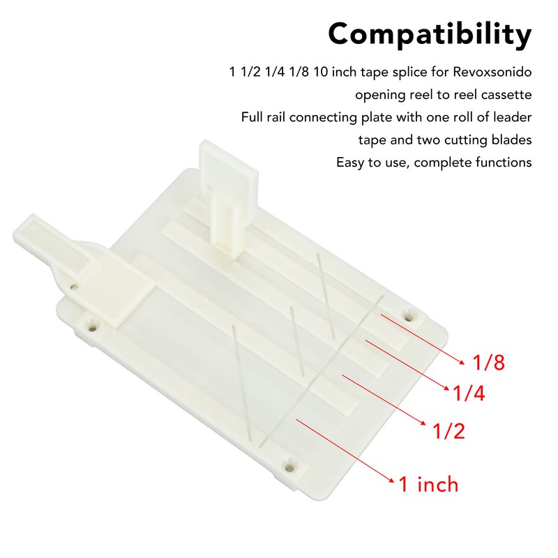 1/4 10 In Tape Splicing Set Professional 1 Inch 1/2