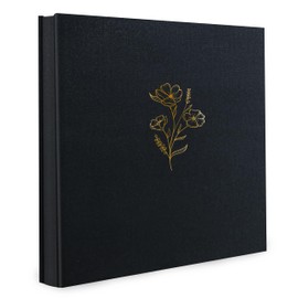 Holoary Photo Album 4x6 500 Photos 5 Pictures Per Page, 500 Pockets 4”x6” Picture Album, Linen Fabric Cover Big Picture Book for Photos, 4x6 Photo Albums for Family Weddings Travel Memories(Black)