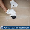 Amaezorx 4Pcs Caulking Tool Set - Plastic Grout Applicator &