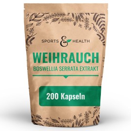 Boswellia Serrata Weihrauch – 200 Boswellia Weihrauch Kapseln – Weihrauch Extrakt 85% Boswellia Säuren – vegane Weihrauchkapseln hochdosiert