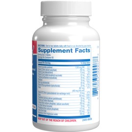 30-In-1 Adult Multivitamin with Iron - Antioxidant Rich Over 50 Multivitamin for Women and Men with Vitamins A C D E B Complex Zinc Magnesium Myo Inositol Citrus Bioflavonoids & More - 1 Month Supply