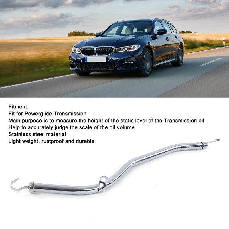 24in Transmission Oil Dipstick Stainless Steel Accurate Measuring Tool for