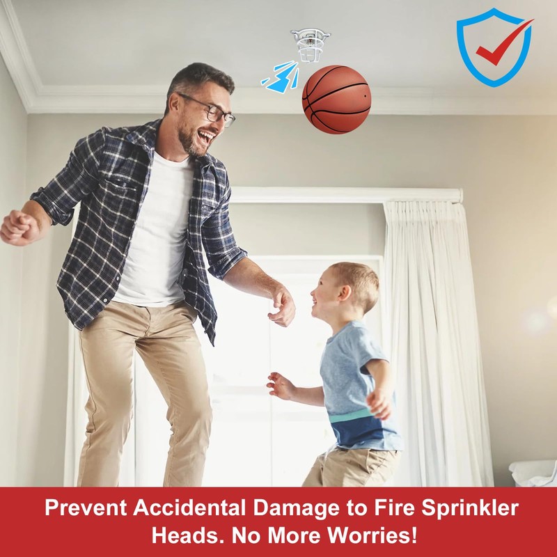 RosyOcean (6 Pack) White Fire Sprinkler Head Guard for Both