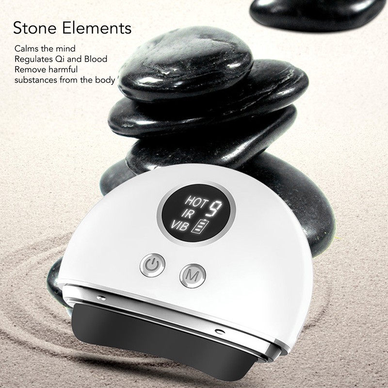 Stone Gua Sha Instrument Protective Multifunctional Scraping Massage Facial Tool