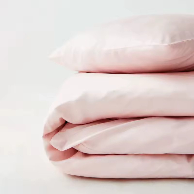 White Bamboo Lyocell Duvet Cover Set, 3-Piece Queen 78.74 x