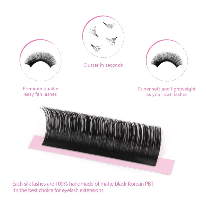 Oreola Easy Fan Lashes 0.07 mm D Curl 1 Second