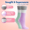 Debra Weitzner Fuzzy Socks for Womens and Men Non-Slip Plush