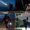Kiavox Flat Flashlight Rechargeable, Super Bright EDC Tactical Flashlights with