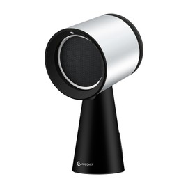 AMZCHEF Portable Range Hood, Desktop Exhaust Fan with 3 Speed Range Hood,Low Noise Large Oil Collection Cup,Detachable Aluminum Filter, Portable Kitchen Exhaust Fan for Indoor BBQ, Hot Pot-BK