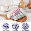 Kitinjoy Cotton 8 Pack Terry Kitchen Towels, 16 x 25