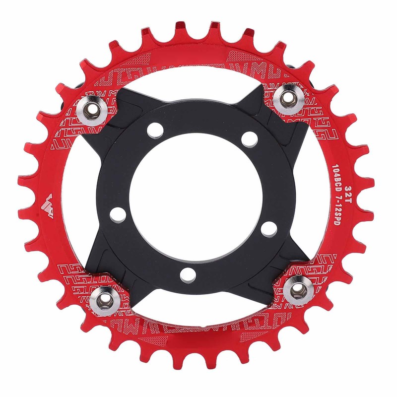 104 BCD 32T Chainring 104BCD Sprocket Adapter 32T Positive Negative