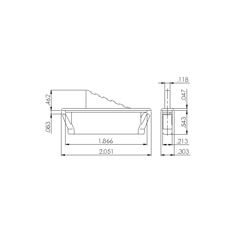 VISION INDUSTRIES Set of 6 WHITE WINDOW SASH VENT STOPS