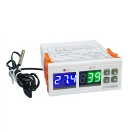 ZFX-9060A Digital Temperature Controller Intelligent Temperature Regulator AC110-220V 10A Timing Thermostat Support Heating/Cooling/Temperature Correction/Data Locks/High or Low Temperature Alarm