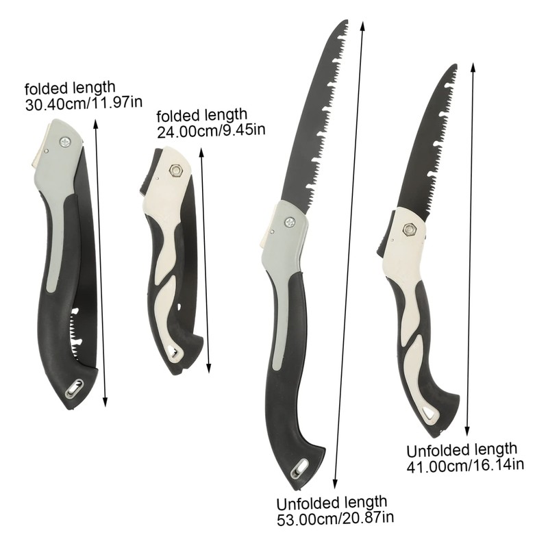 Mipcase 2PCS Portable Folding Hand Saw for Woodworking Household Use