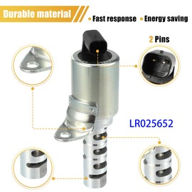 Unifizz 2pcs LR024995/LR025652 VVT Solenoid Intake & Exhaust Camshaft Position Actuator Solenoid Valve Kit for Land Rover Volvo ford Jaguar Chery Engine Variable Valve Timing Solenoid