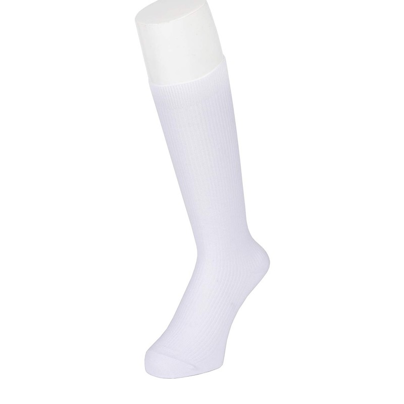 Fukusuke Girls' High Socks, Set of 5, white, 16.0–18.0 cm