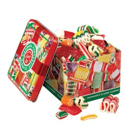 Hammond's 16 Ounce Old Fashioned Christmas Candy Tin Handmade Assorted Treats