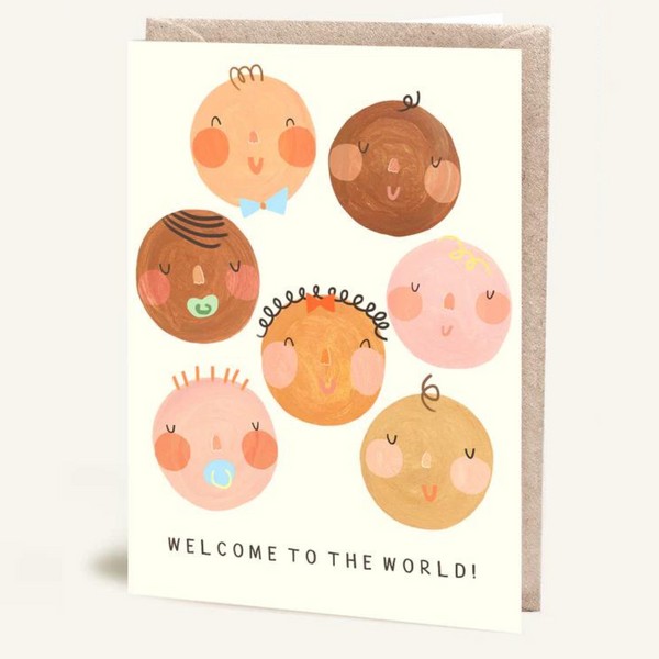 Jolly Awesome Welcome to the World Card