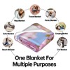 ainori English Bulldog Blanket - Cute Fun Dog Dark Fleece