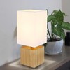 Globo LED Table Lamp Dimmable with Remote Control Wooden Lamp