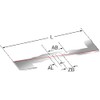 Raioparts 030,111 Lawnmower Blade 315 mm