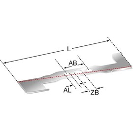 Raioparts 030,111 Lawnmower Blade 315 mm