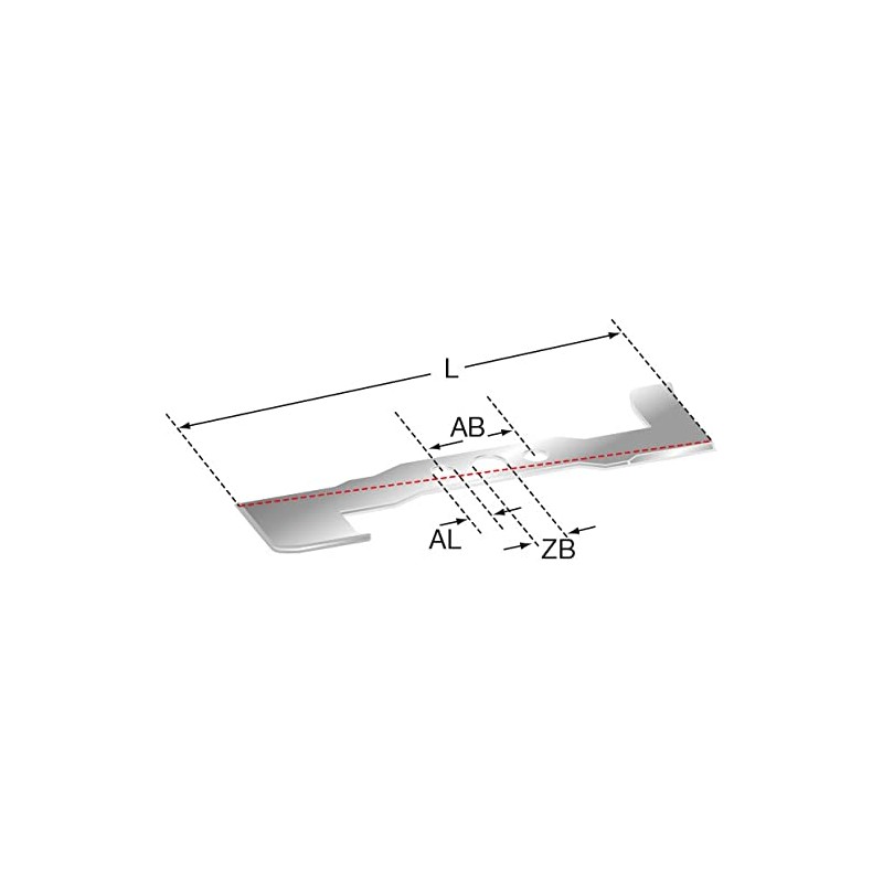 Raioparts 030,111 Lawnmower Blade 315 mm