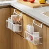 Storage organizer basket bed steel basket net basket White 10ea