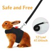 Soft Breathable Mesh Rabbit Leash Vest with Safety Buckles