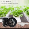 100 Pack 2" Heavy Duty Net Pots for Hydroponics &