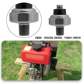 Micro Traders 1pc Oil Pressure Switch Replacement Part 183250 39450 183250-39450 15841-39010 Compatible with Yanmar L100 Compatible with Kubota B6100D B7100D B5200D