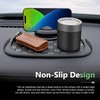 lekiliky Multifunction Car Anti-Slip Mat, Car Dashboard Storage Pad with