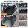 MAXFUT Dog Back Seat Extender,Backseat Pet Cover for Dogs,Rear Dog