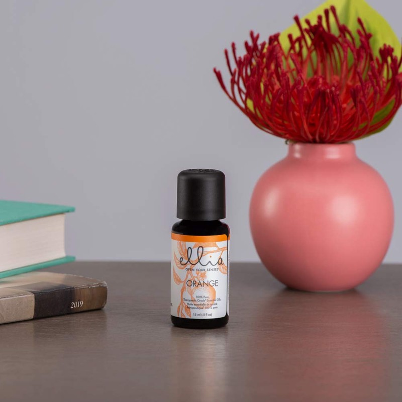 Ellia Orange Diffuser Essential Oil | 15ml, 100% Pure, Therapeutic