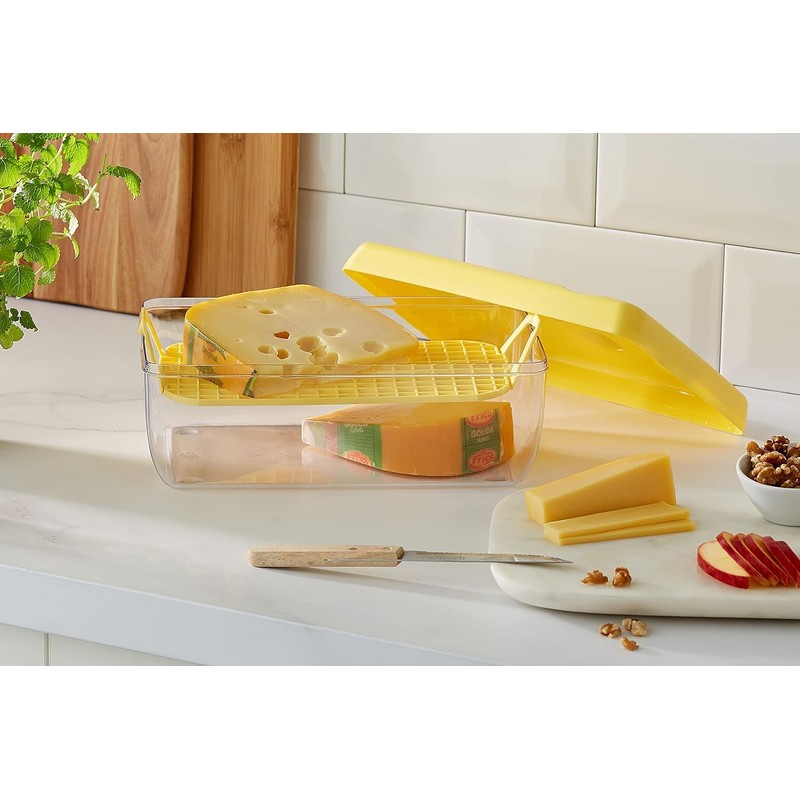 Snips Cheese Saver 3 LT, Cheese Container For Fridge, Cheese