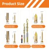 420pcs Self Drilling Drywall Anchors,Concrete Anchors and Screws Kits 4