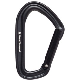 Black Diamond BD10076 Hot Forge Straight Gate, Black