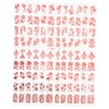 FOMIYES 3D Flower Nail Art Stickers No Glue Required Easy