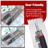 Fishark Switchable Notch Trowel Set，8 Piece Trowel Box Kit, Made