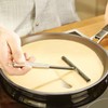 CVDYWDJIE 2 Pieces Black Pancake Spreader Stainless Steel Pancake Tools
