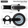 SANKINS Gate Helper Wheel for Supporting Metal Swing Gates with