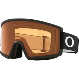 OAKLEY Unisex - Adult Ridge Line Ski Goggles, Matte Black/Persimmon, M