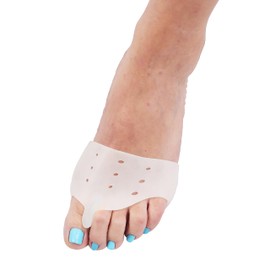 BIOS Living Gel Ball of Foot Cushions, 1 Pair, Ultra-Soft, Flexible, Shock-Absorbing, Helps Reduce Discomfort from Blisters, Calluses, and Bunions, Fits Both Right & Left Feet