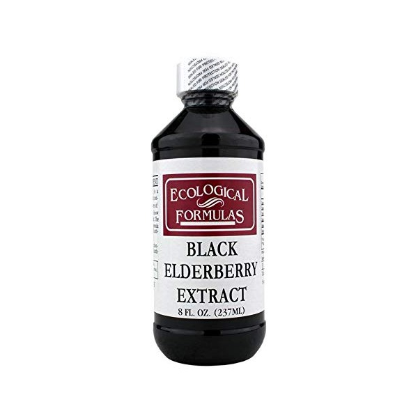 Ecological Formulas Elderberry Extract, Black, 8 Fluid Ounce
