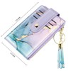 Slim Card Holder Wallet for Women RFID Blocking Leather Multi