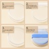 Powder Puff Case, 2 Pieces Round Makeup Puff Protective Container